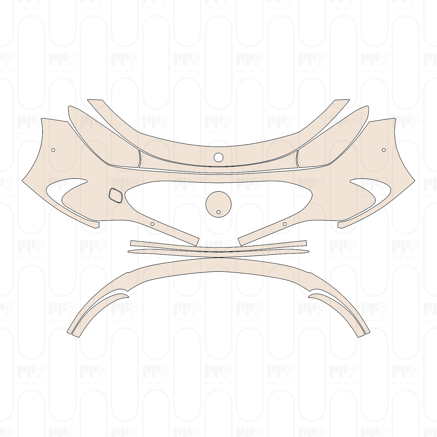 Pre-Cut PPF Mercedes-Benz CLA Shooting Brake Electric Base 2026