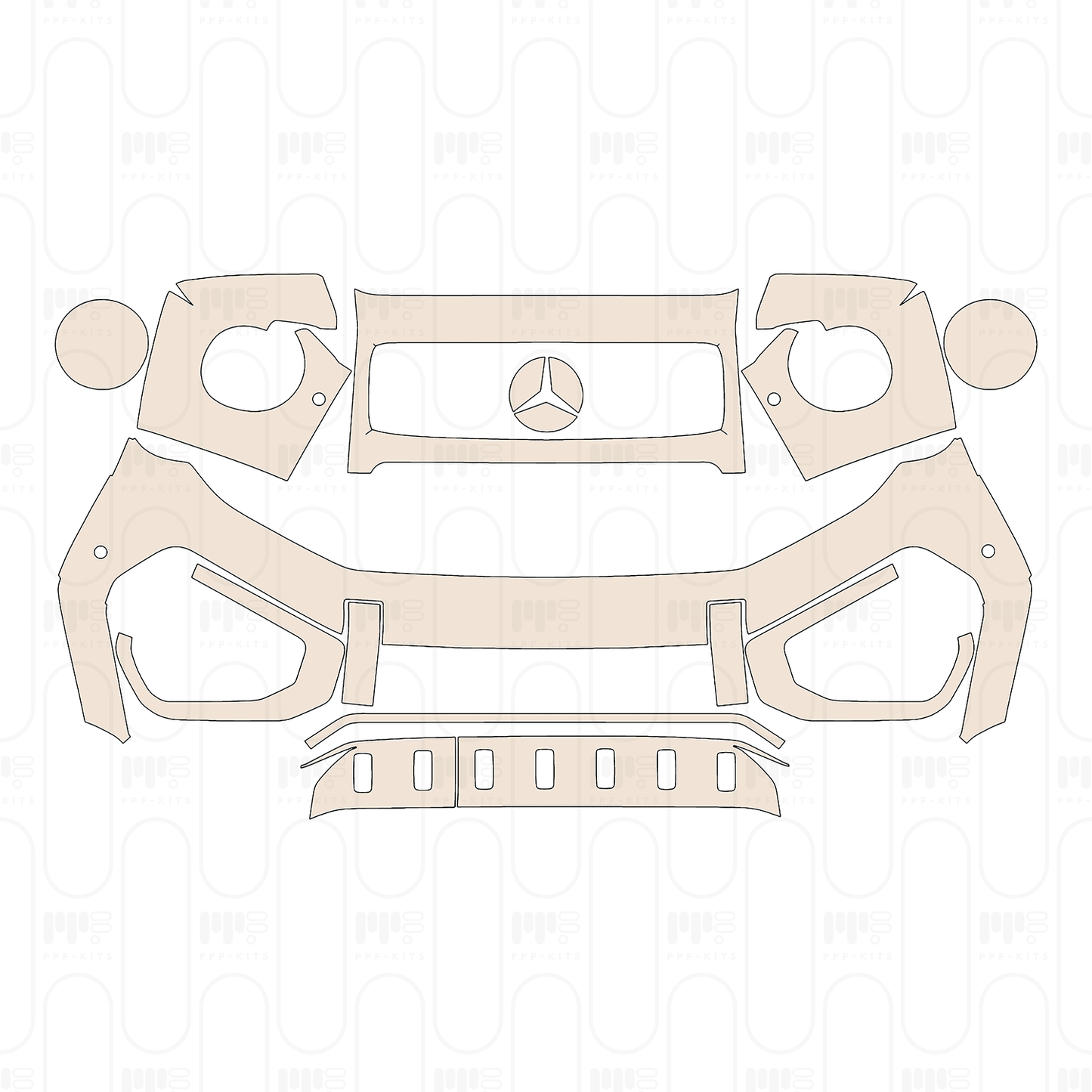 Pre-Cut PPF Mercedes-Benz G Class AMG G63 (2027) 2026
