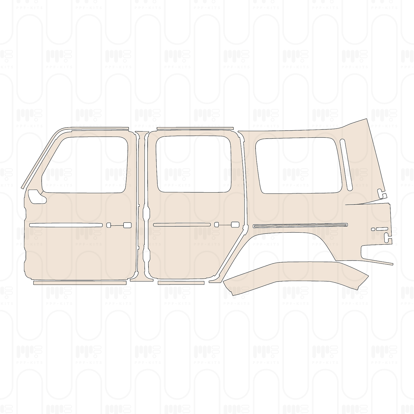 Pre-Cut PPF Mercedes-Benz G Class G450 (2027) AMG Line 2026