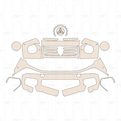 Pre-Cut PPF Mercedes-Benz G Class G 580 mit EQ Technologie (2027) Base 2026