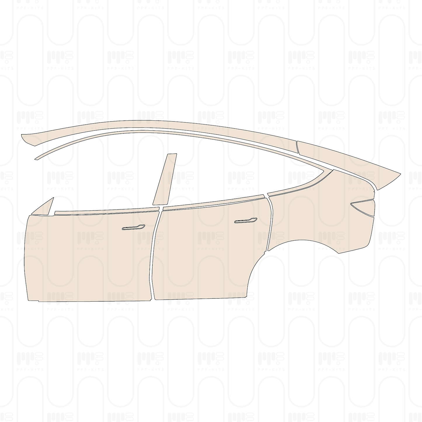 Pre-Cut PPF Porsche 911 Turbo S Cabriolet 2025