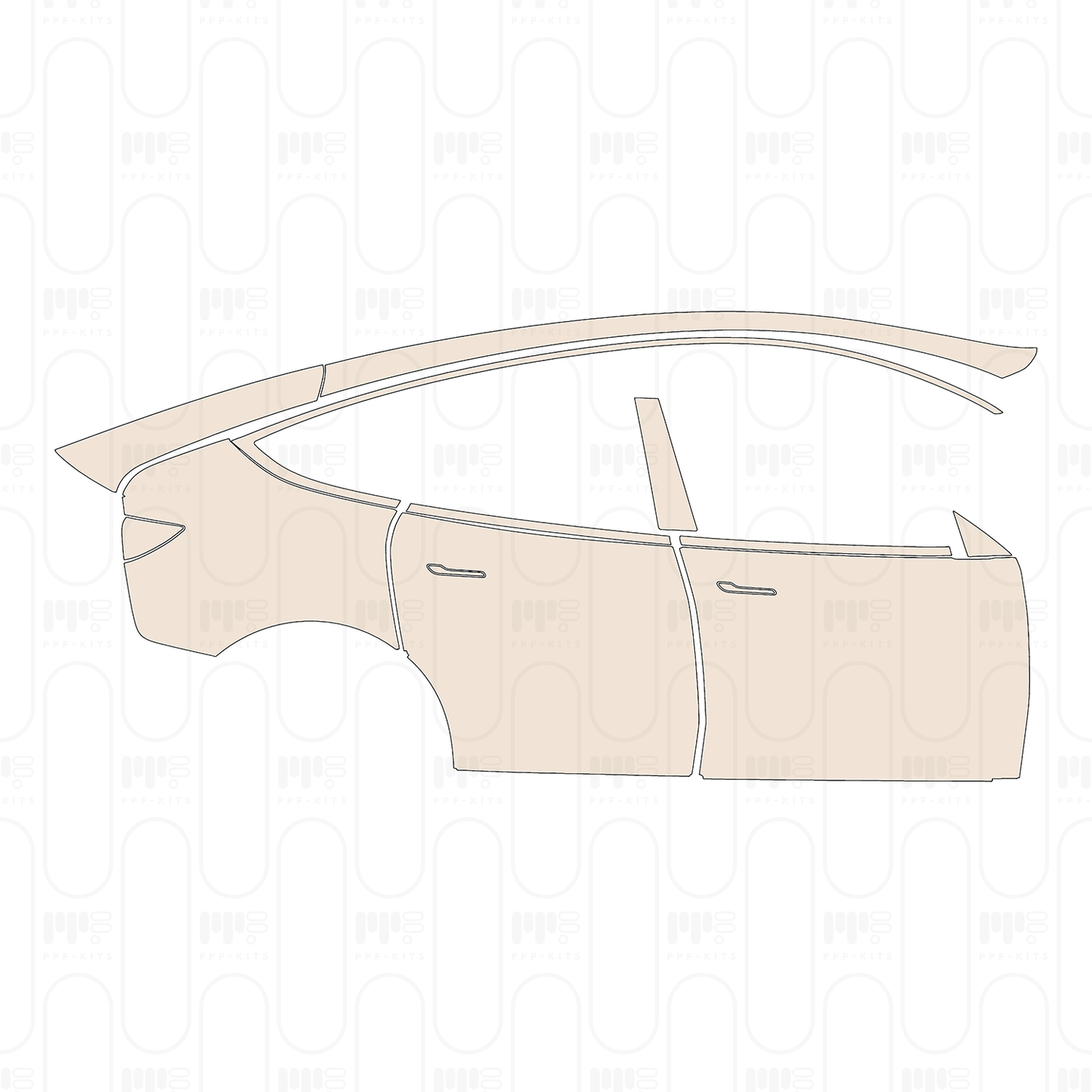 Pre-Cut PPF Porsche 911 Turbo S Cabriolet 2025