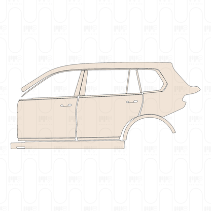 Pre-Cut PPF Volkswagen Transporter 6.1 (EU) Extended Wheelbase Kombi 2025