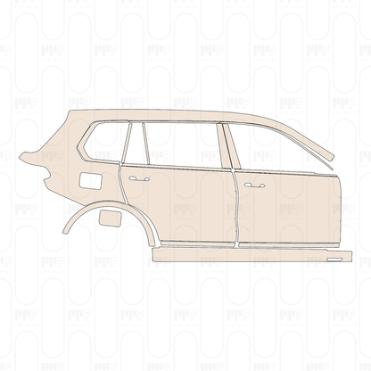 Pre-Cut PPF Volkswagen Transporter 6.1 (EU) Extended Wheelbase Kombi 2025
