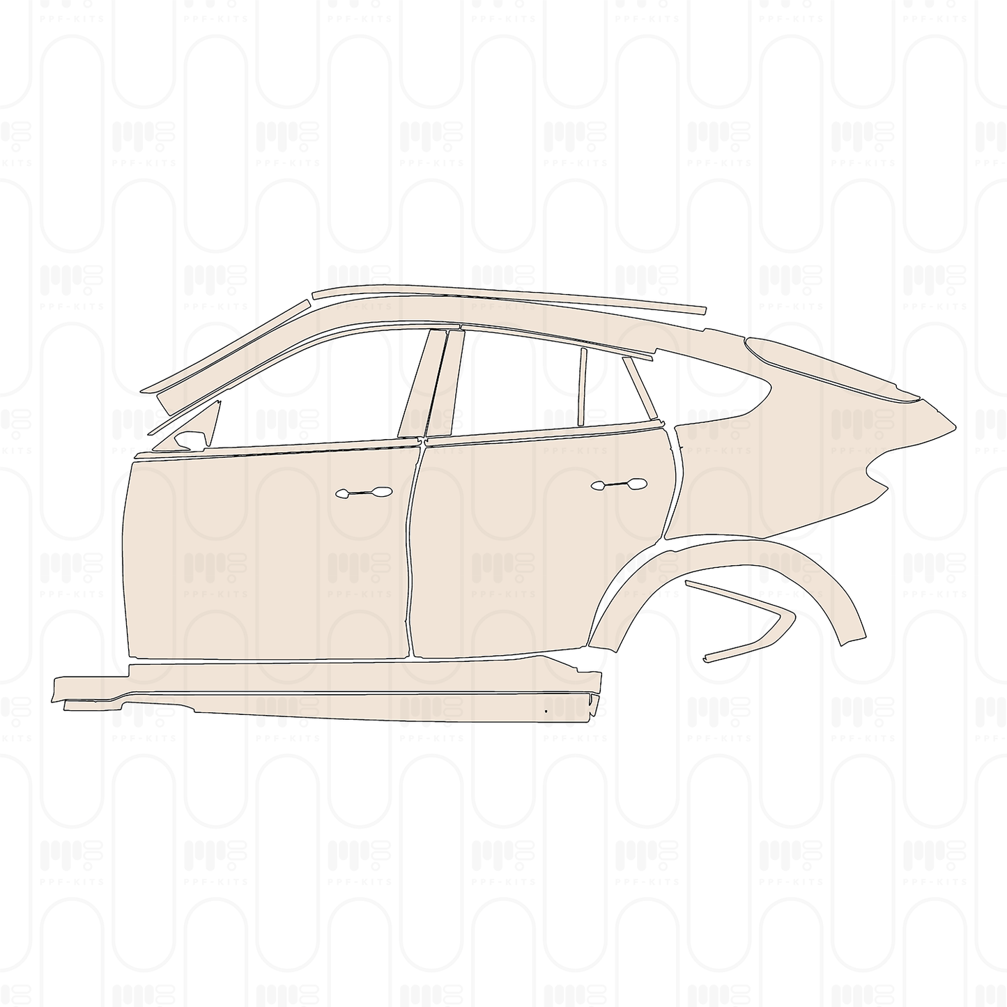 Pre-Cut PPF BMW X6 M60i 2026