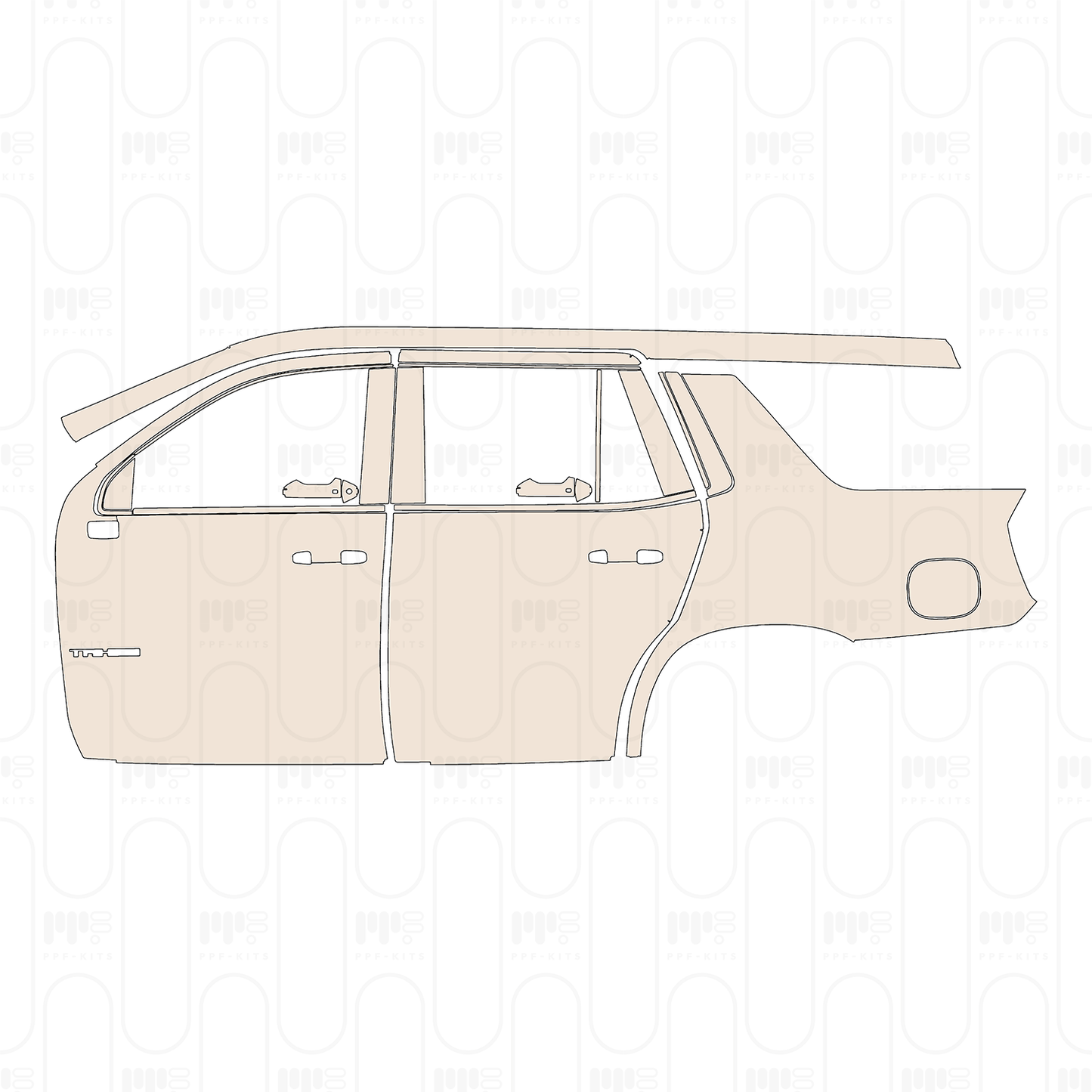 Pre-Cut PPF Volkswagen Taigo (EU) R-Line 2025