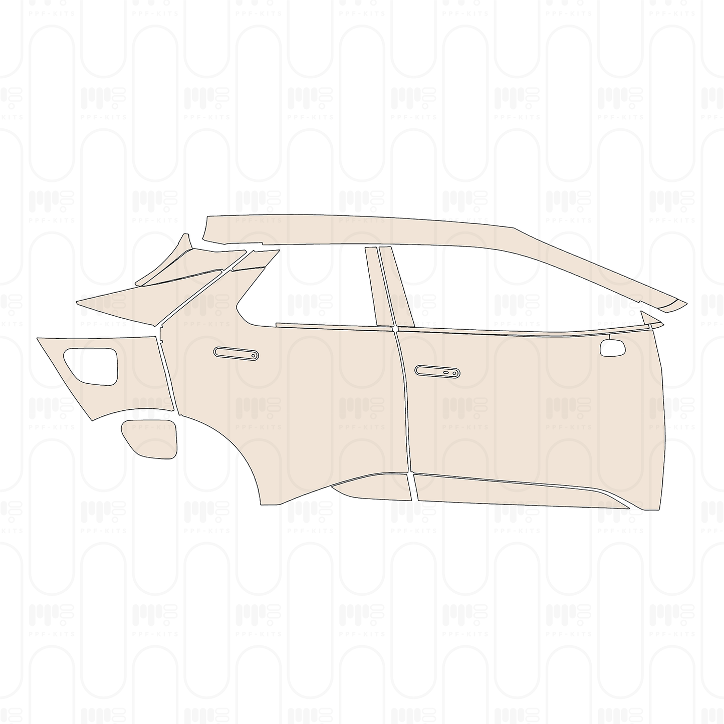Pre-Cut PPF Toyota C-HR PHEV (EU) 2026