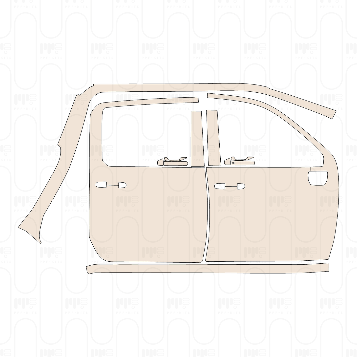 Bumper+Headlamp with 4 PDC (Parking Sensors)