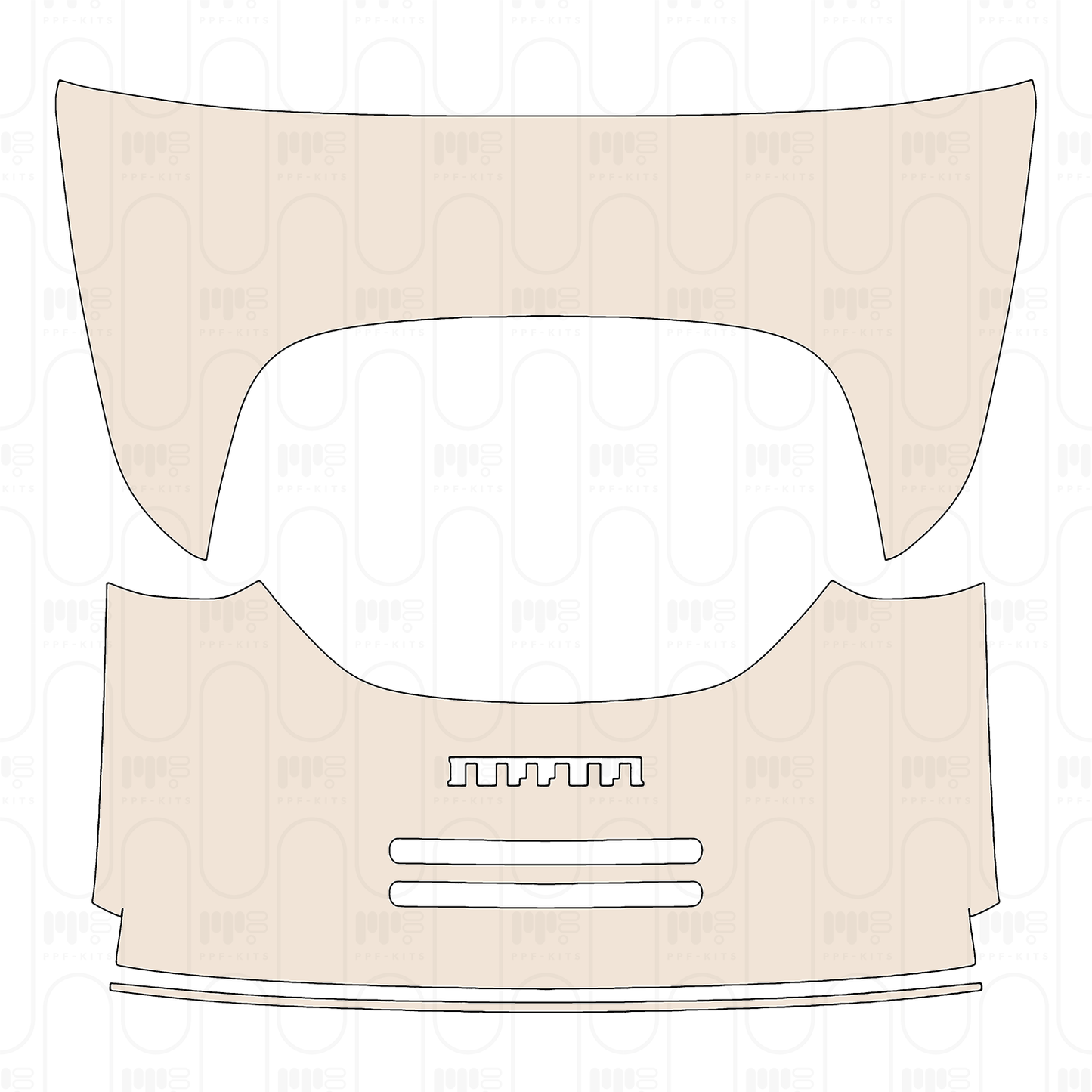 Trunk Lid with "A6" & "quattro" Emblems