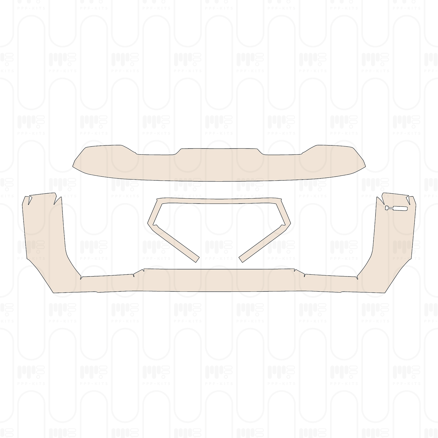 Bumper+Headlamp with 2 PDC (Parking Sensors)