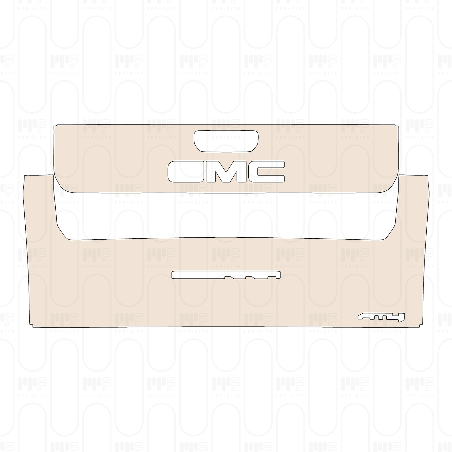 Rear Bumper with 2 PDC (Parking Sensors)