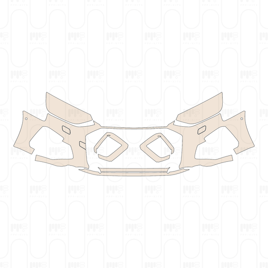 Bumper+Headlamp with headlamp washers
