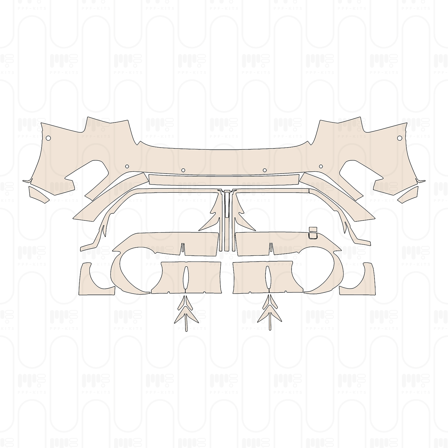 Trunk Lid without Emblem