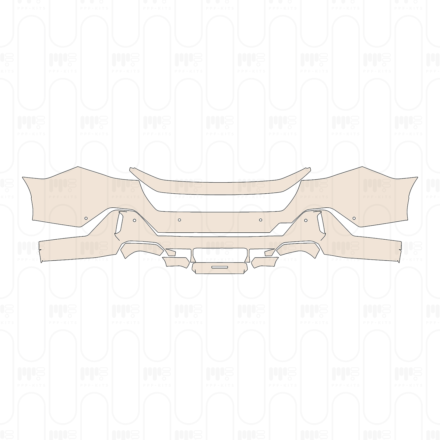 Door Handle+Door Handle Insert for Right Hand Drive