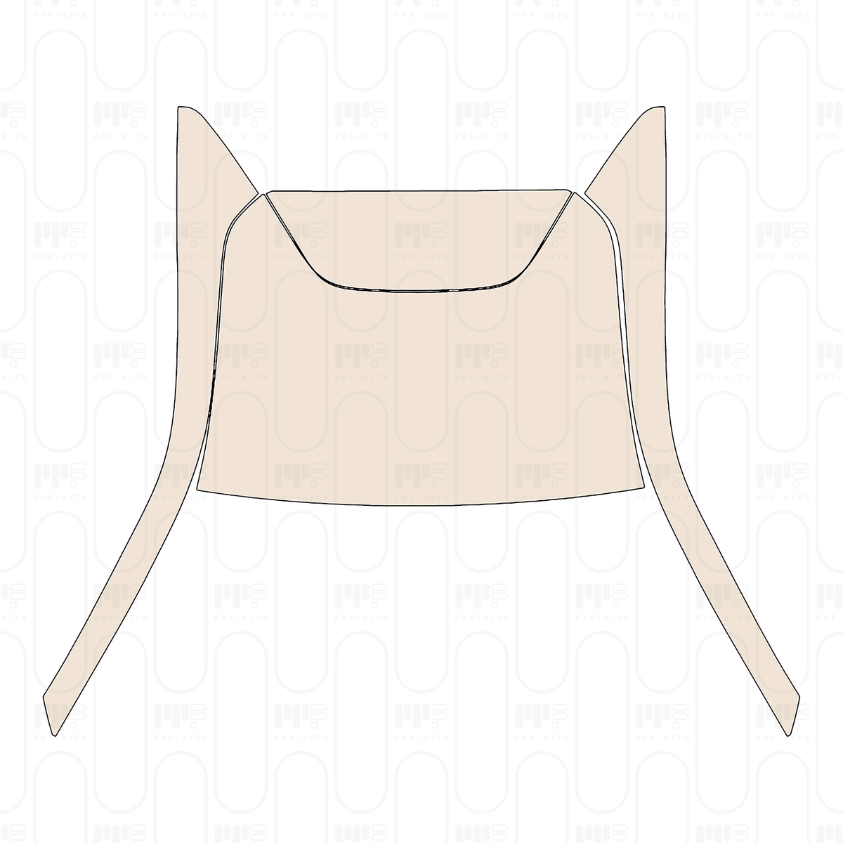 Trunk Lid with "MAVERICK" & "HYBRID" Emblems