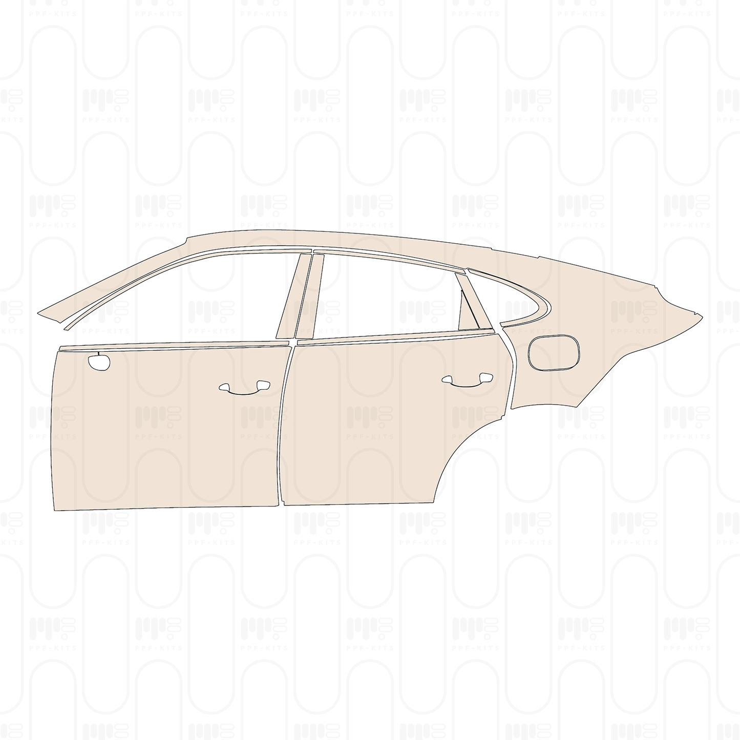 Rear Bumper with 6 PDC (Parking Sensors)