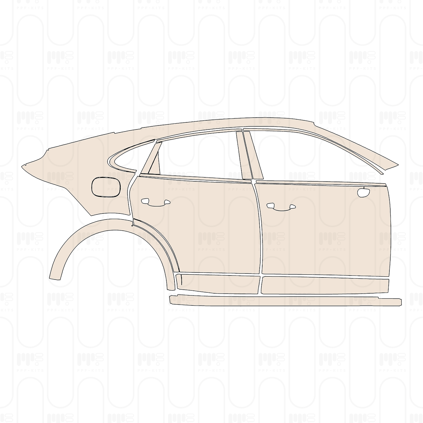 Bumper+Grille+Headlamp with 2 PDC (Parking Sensors)