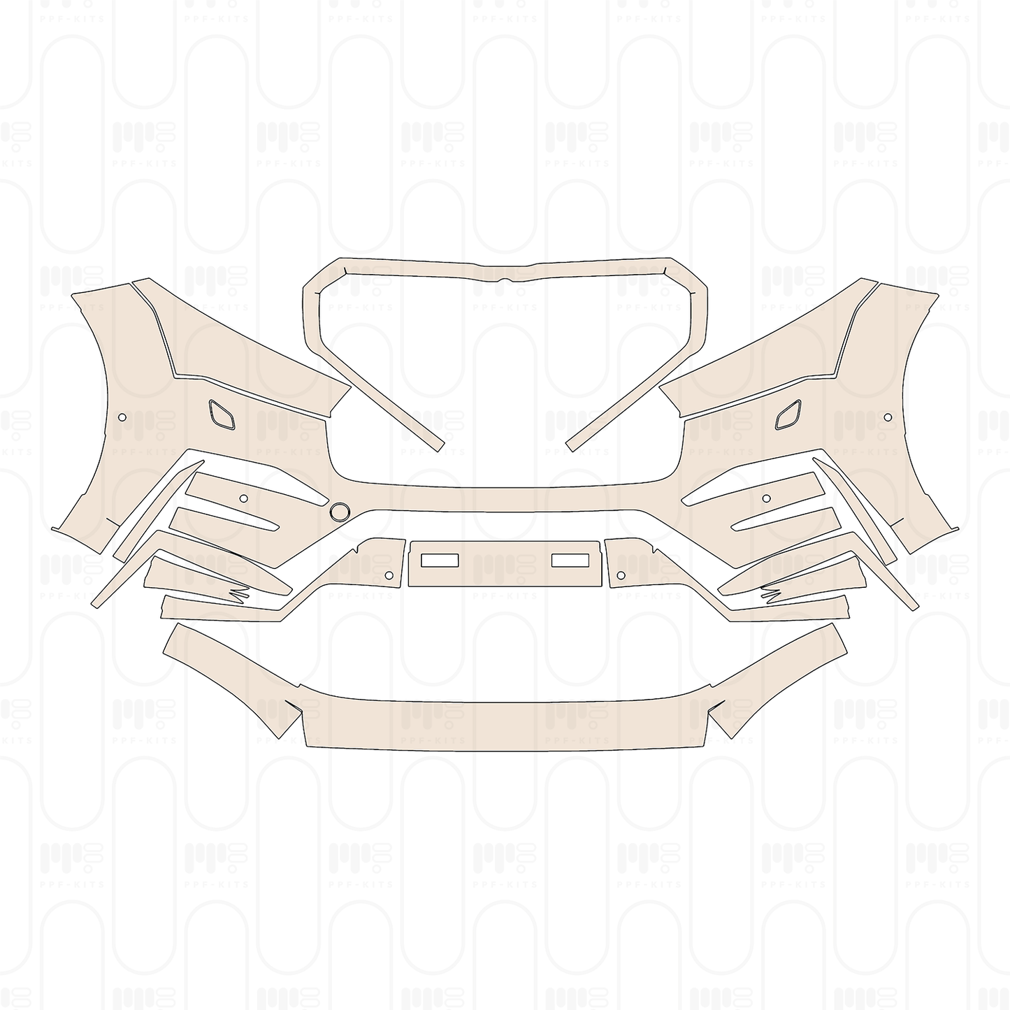 Trunk Lid with "COUNTRYMAN" Emblem