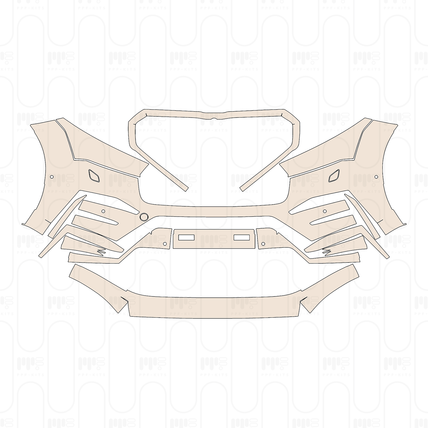 Trunk Lid with "COUNTRYMAN" Emblem