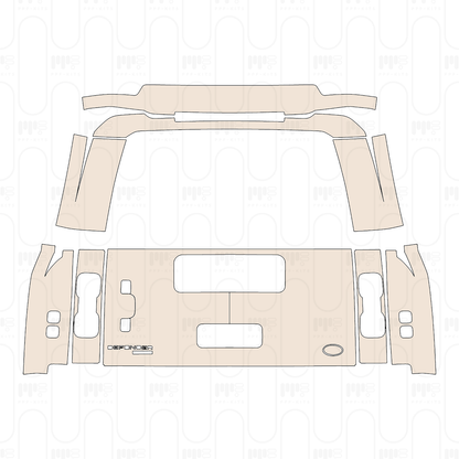 Trunk Lid with "SKODA" & "KODIAQ" & "vRS" Emblems