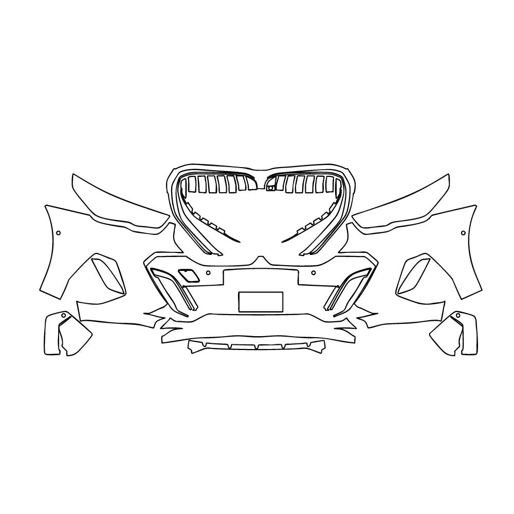 Pre-Cut PPF BMW 5 Series Sedan Extended Wheelbase M Sport 2025