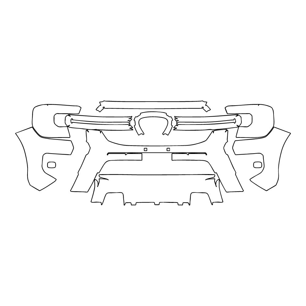 Pre-Cut PPF Ford Ranger (EU) Wildtrak 2024