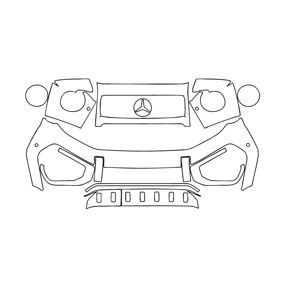 Pre-Cut PPF Mercedes-Benz G Class AMG G63 2025