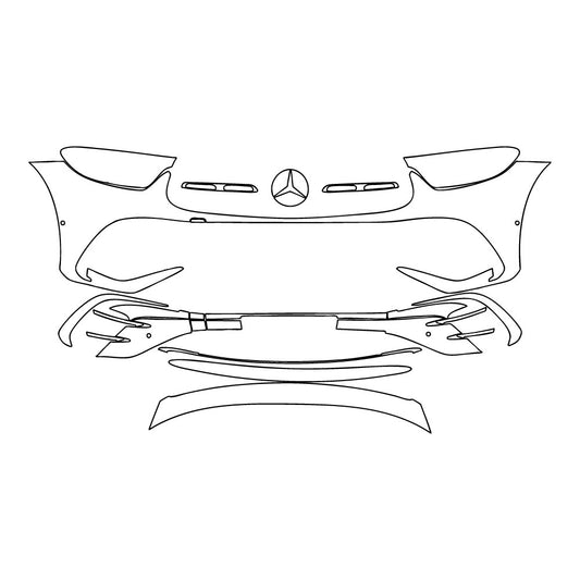 Pre-Cut PPF Mercedes-Benz GLC Coupe AMG line 2025