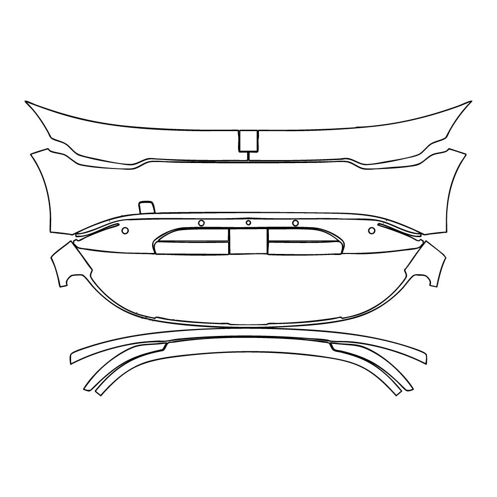 Pre-Cut PPF Zeekr 7X 2025