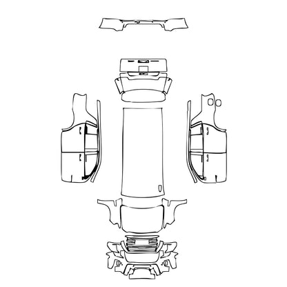 Pre-Cut PPF GMC Yukon  AT4 2024 - PPF-Kits