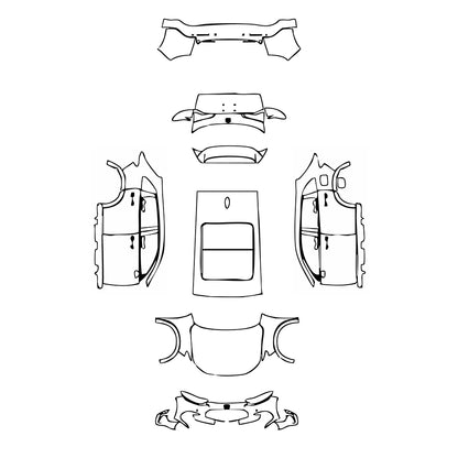 Pre-Cut PPF Honda ZR-V (CN)  Sport Turbo 2022 - PPF-Kits