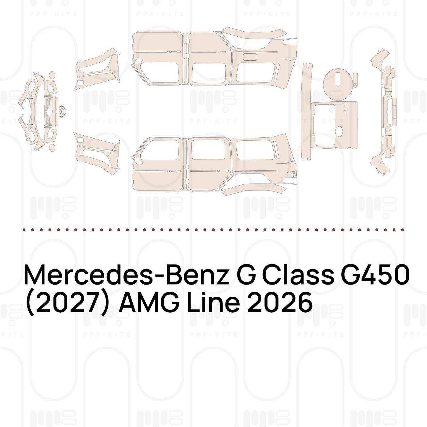 Pre-Cut PPF Mercedes-Benz G Class G450 (2027) AMG Line 2026