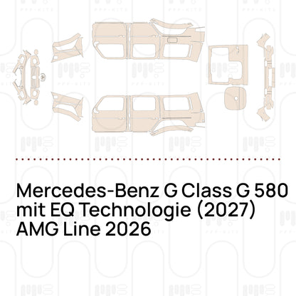 Pre-Cut PPF Mercedes-Benz G Class G 580 mit EQ Technologie (2027) AMG Line 2026