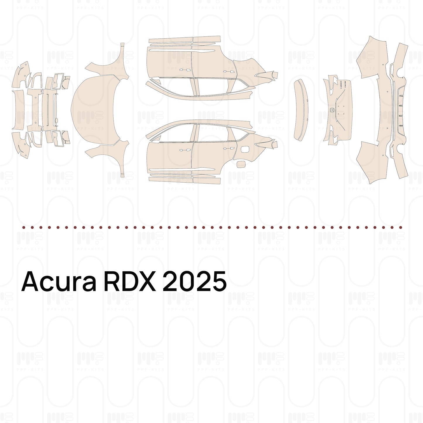 Pre-Cut PPF Acura RDX 2025
