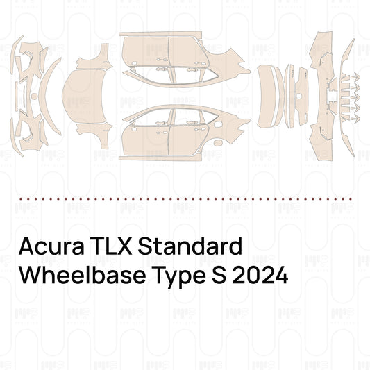 Pre-Cut PPF Acura TLX Standard Wheelbase Type S 2024