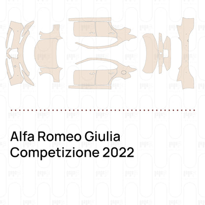 Pre-Cut PPF Alfa Romeo Giulia Competizione 2022