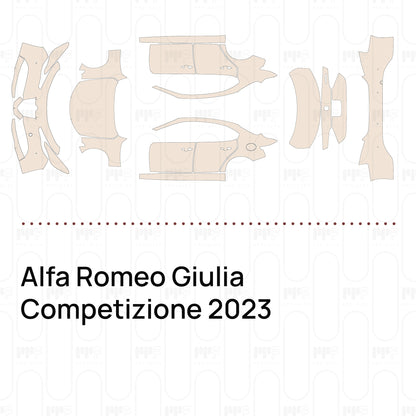 Pre-Cut PPF Alfa Romeo Giulia Competizione 2023