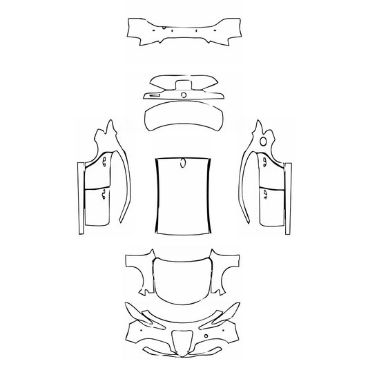 Pre-Cut PPF Alfa Romeo Giulia Sprint 2025 - PPF-Kits