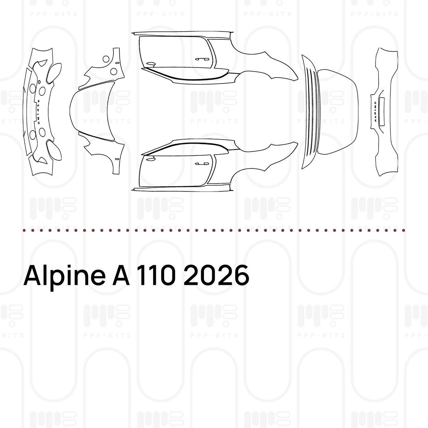 Pre-Cut PPF Alpine A 110 2026