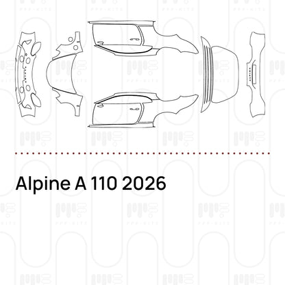 Pre-Cut PPF Alpine A 110 2026