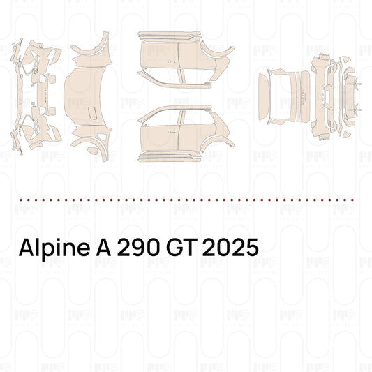 Pre-Cut PPF Alpine A 290 GT 2025