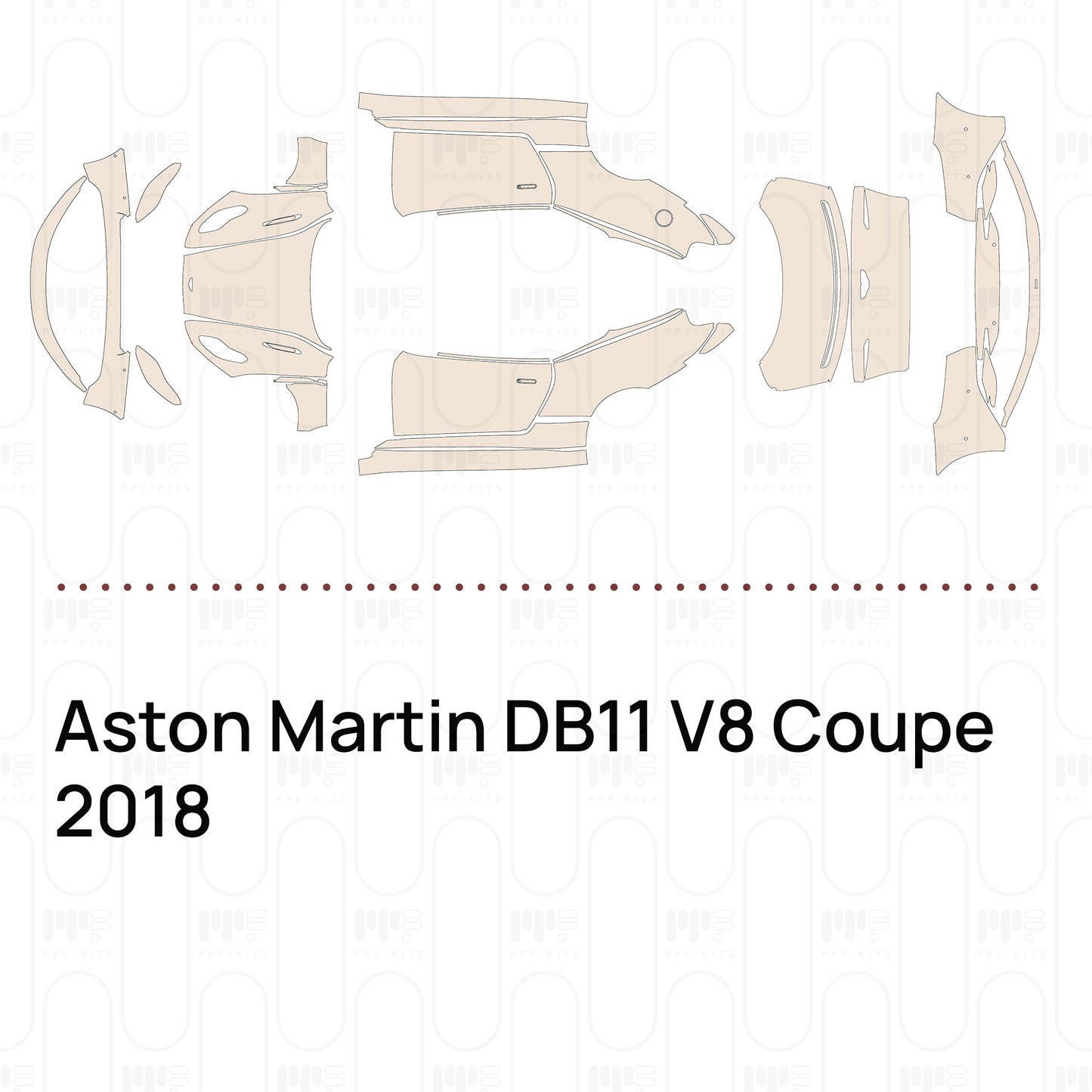 Pre-Cut PPF Aston Martin DB11 V8 Coupe 2018