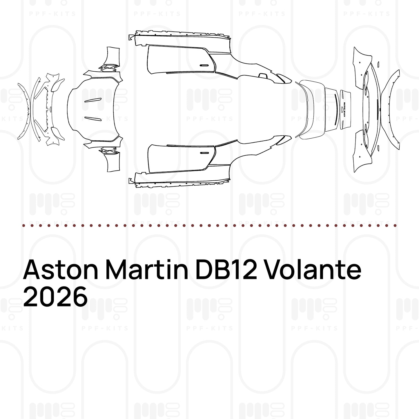 Pre-Cut PPF Aston Martin DB12 Volante 2026