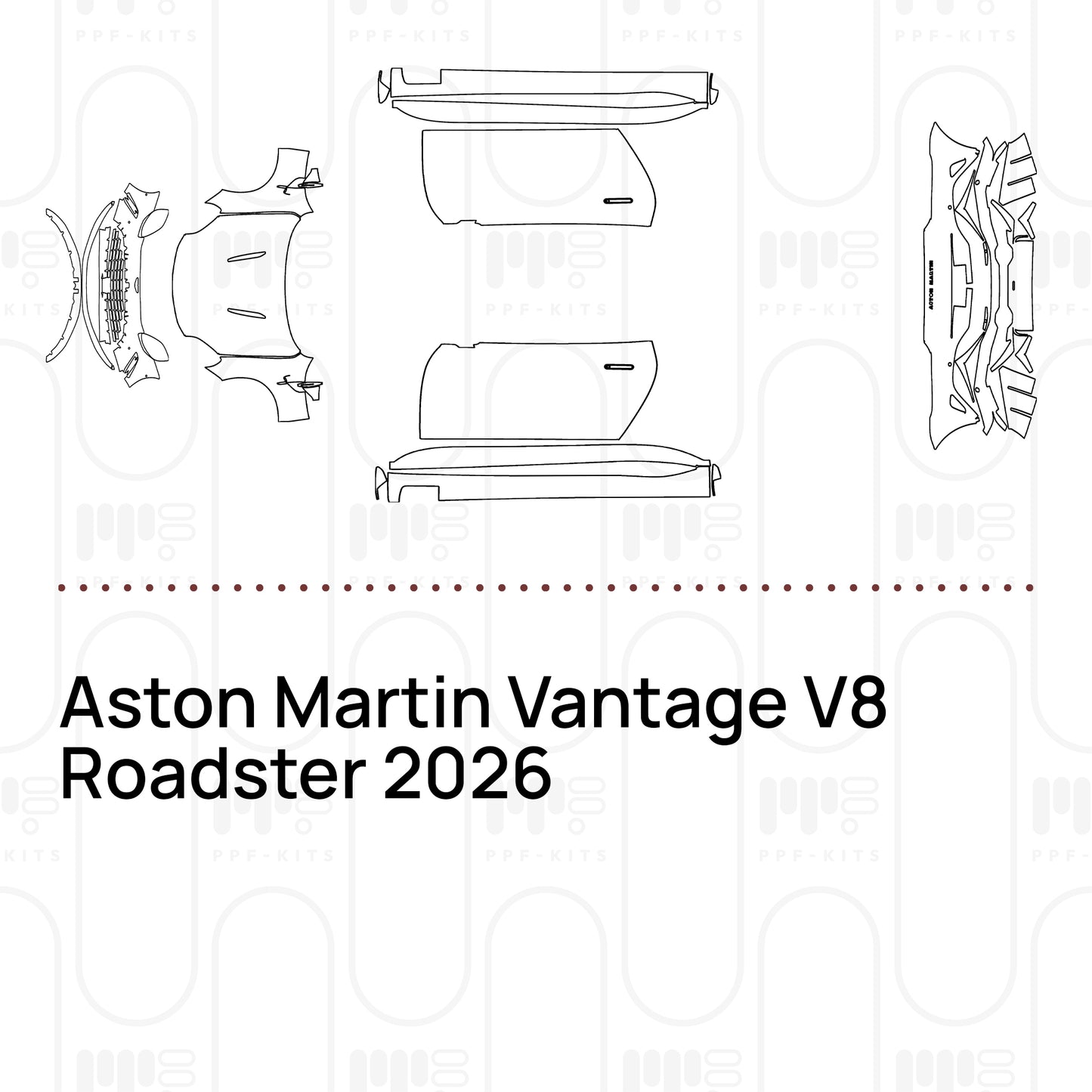 Pre-Cut PPF Aston Martin Vantage V8 Roadster 2026
