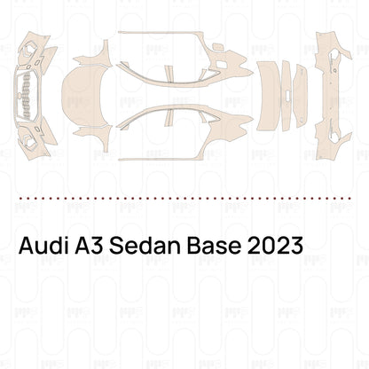 Pre-Cut PPF Audi A3 Sedan Base 2023