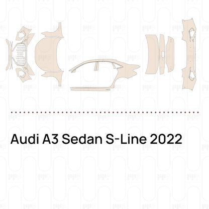 Pre-Cut PPF Audi A3 Sedan S-Line 2022