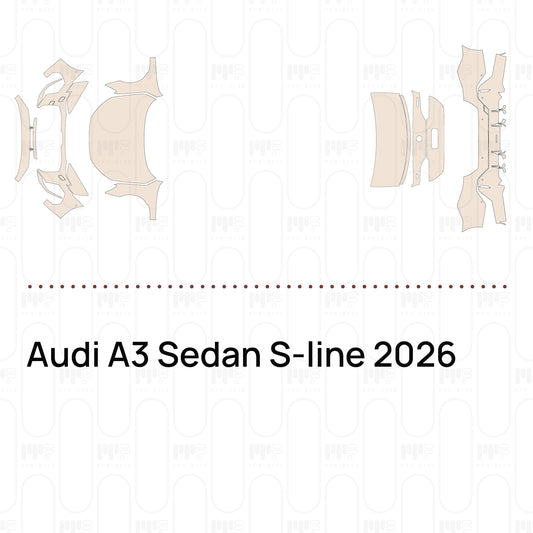 Pre-Cut PPF Audi A3 Sedan S-line 2026