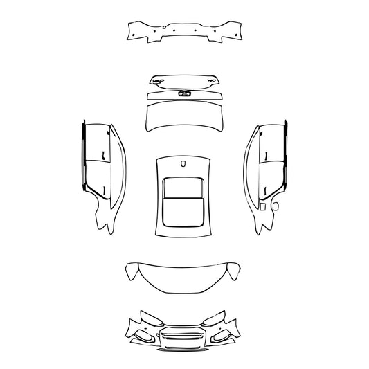 Pre-Cut PPF Audi A4 A4L Saloon Sedan Base 2025 - PPF-Kits