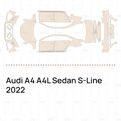 Pre-Cut PPF Audi A4 A4L Sedan S-Line 2022