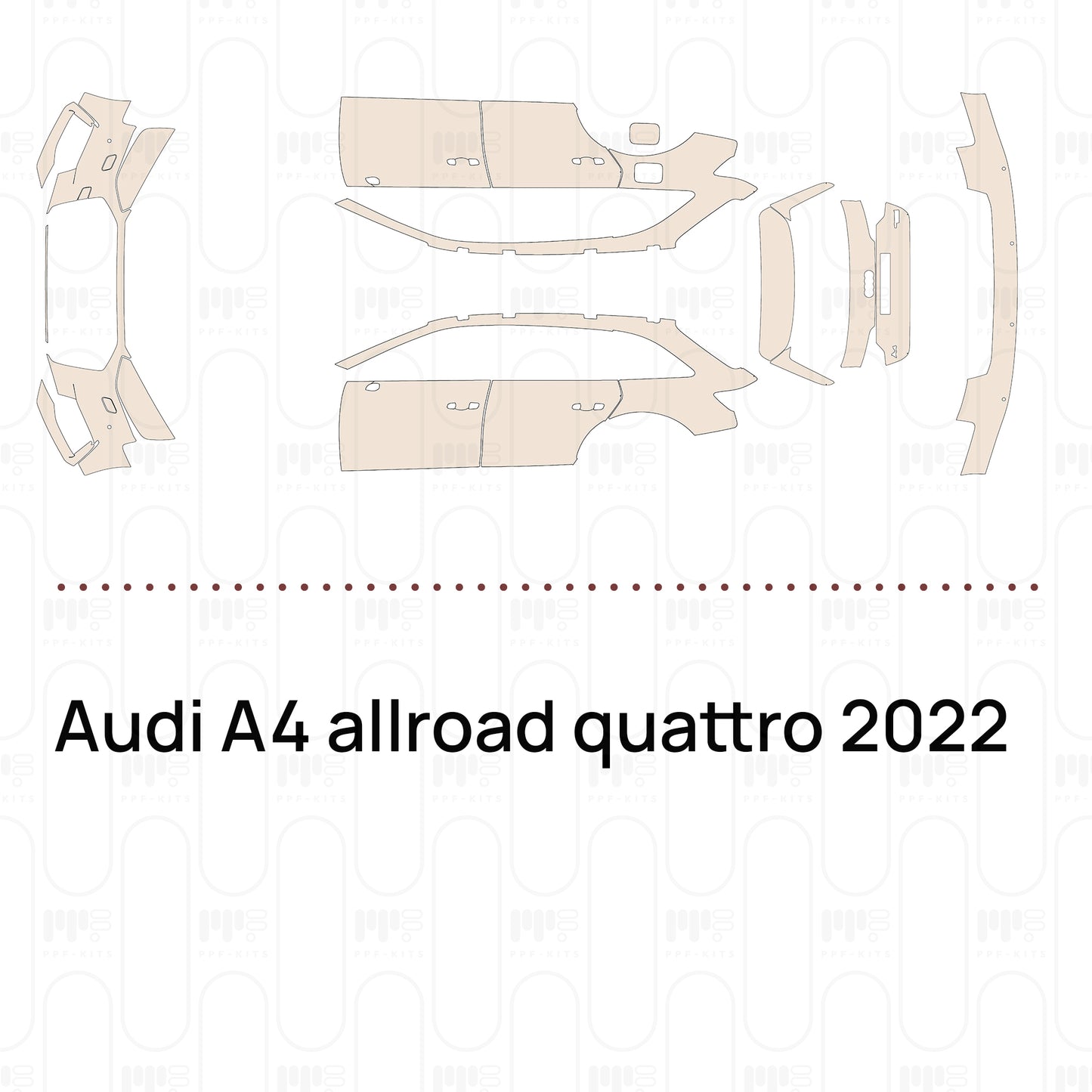 Pre-Cut PPF Audi A4 allroad quattro 2022